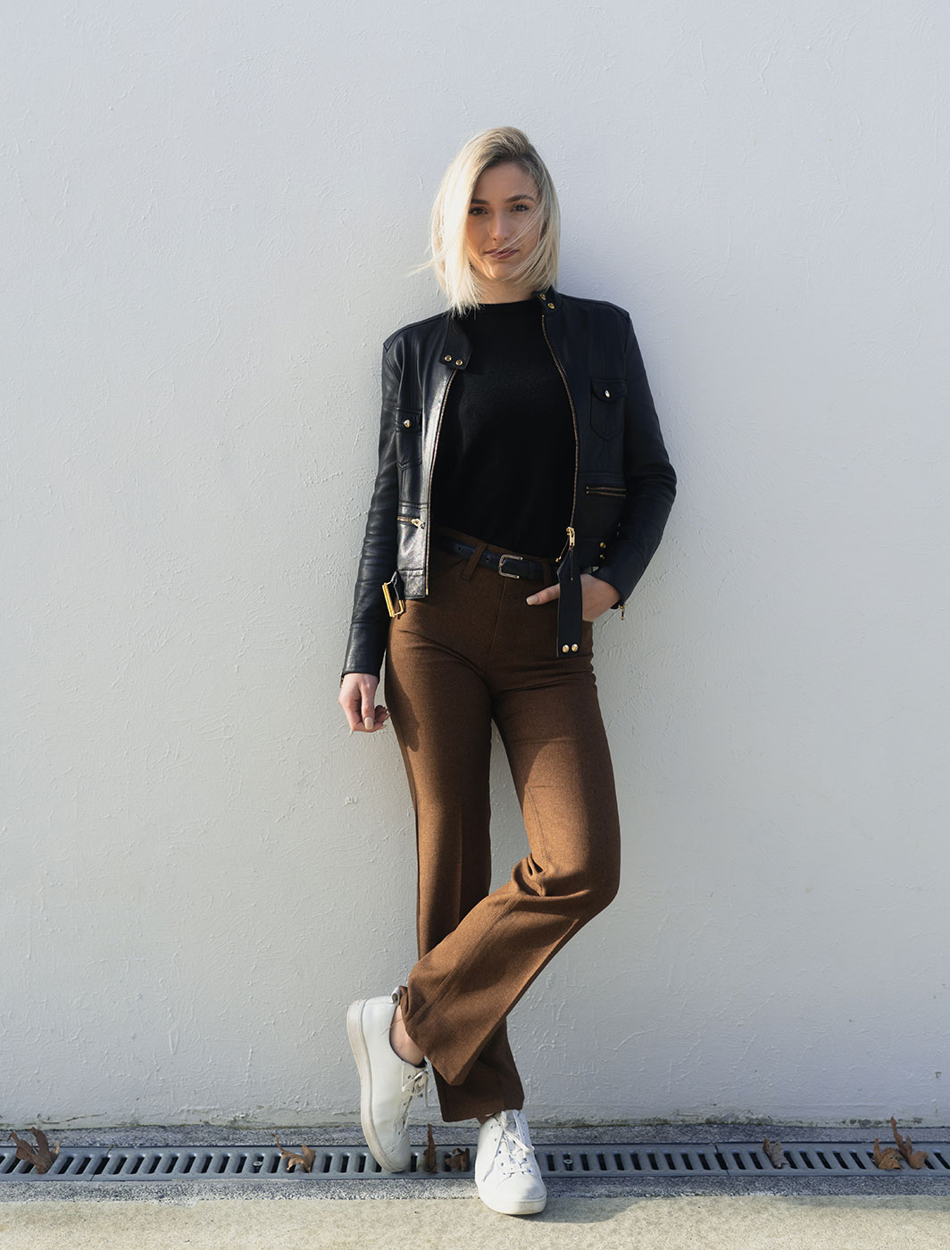 Stretch flare jeans